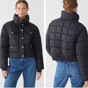 J Crew puffer jacket